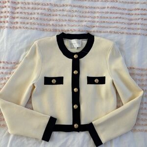 Cardigan Sweater Classic Chanel style